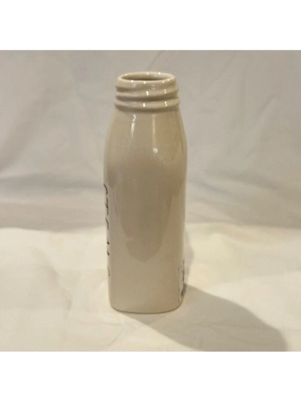 Rae Dunn Stems Milk Bottle Vase Ceramic Artisan Magenta Minimalist Decor Gift